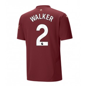 Billiga Manchester City Kyle Walker #2 Tredjeställ 2024-25 Kortärmad